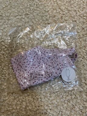 Toddler Lavender Floral Tank - Pink & Purple Dot Print